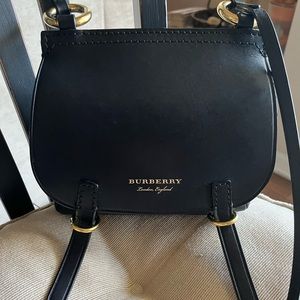 SOLD Like New Burberry Bridle Saddle Bag